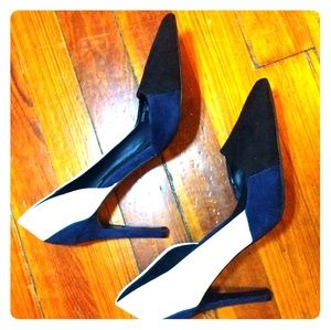 Zara Tarafaluc 38 suede pointy toe high heel shoe
